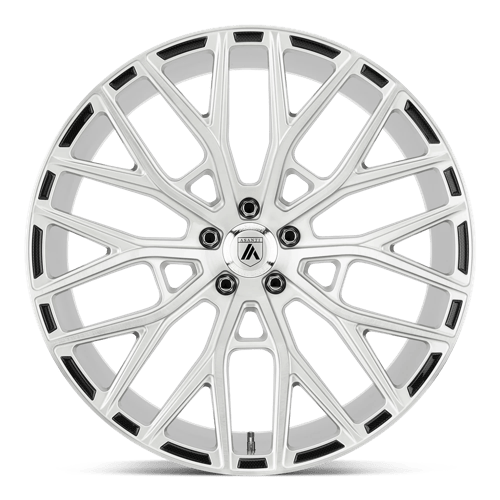 Asanti Black ABL21-20901515SL AB21 20X9 5X115 BRUSHED SLV 15MM - Truck Part Superstore