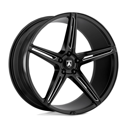 Asanti Black ABL22-20900015BK AB22 20X9 BLANK G-BLK MILL 15MM (108-130) - Truck Part Superstore