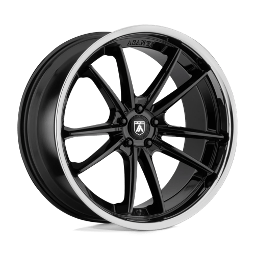 Asanti Black ABL23-20051520BK AB23 20X10.5 5X115 G-BLK CHR LIP 20MM - Truck Part Superstore