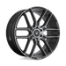Asanti Black ABL28-22956815GY AB28 22X9.5 6X5.5 G-BLK GTCC 15MM - Truck Part Superstore