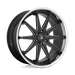 Asanti Black ABL29-22106815BK AB29 22X10 6X5.5 G-BLK MILL CHR LP 15MM - Truck Part Superstore