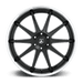 Asanti Black ABL29-22106815BK AB29 22X10 6X5.5 G-BLK MILL CHR LP 15MM - Truck Part Superstore