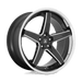 Asanti Black ABL31-22051235BK AB31 22X10.5 5X4.5 G-BLK MILL CHR LP 35MM - Truck Part Superstore