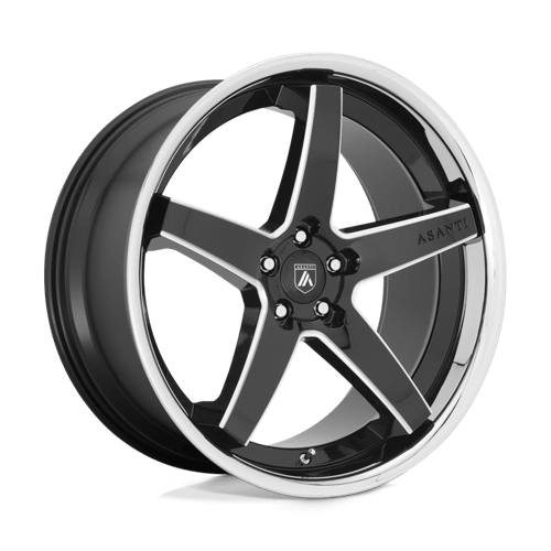 Asanti Black ABL31-20051238BK AB31 20X10.5 5X4.5 G-BLK MILL CHR LP 38MM - Truck Part Superstore