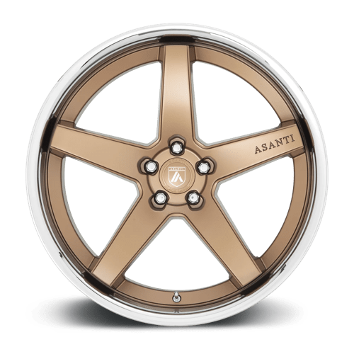 Asanti Black ABL31-20055238BR AB31 20X10.5 5X120 S-BRZ CHR LP 38MM - Truck Part Superstore