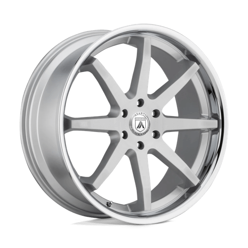 Asanti Black ABL32-29063430 AB32 20X9 6X135 BRUSH SLV CHR LIP 30MM - Truck Part Superstore