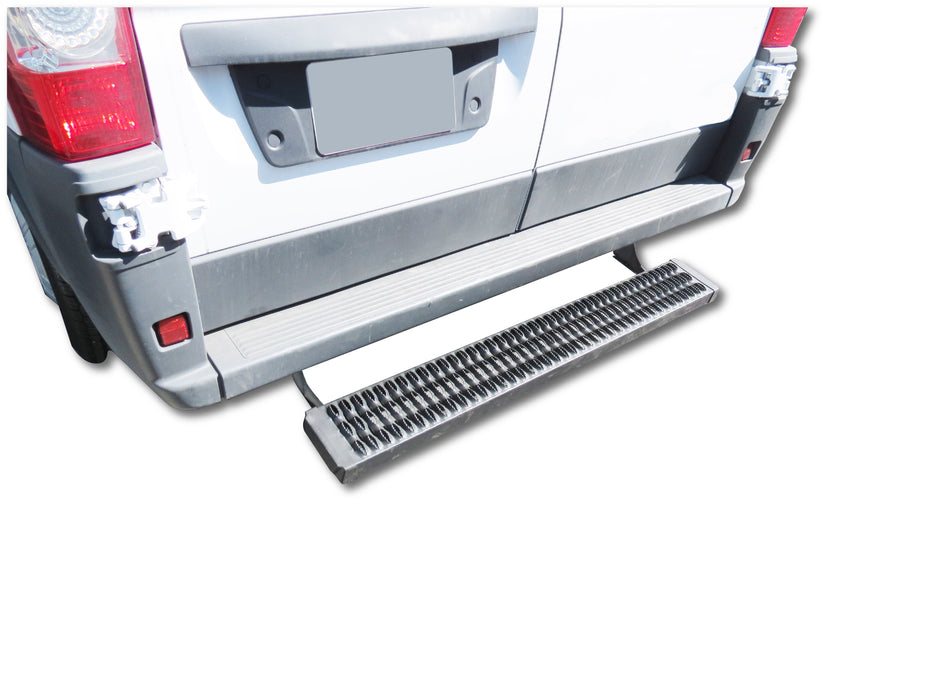 TrailFX ABSV001B Mounts Under Rear Bumper Solid 53x6.5 Pwdr Ctd Titanium Black Alum - Truck Part Superstore