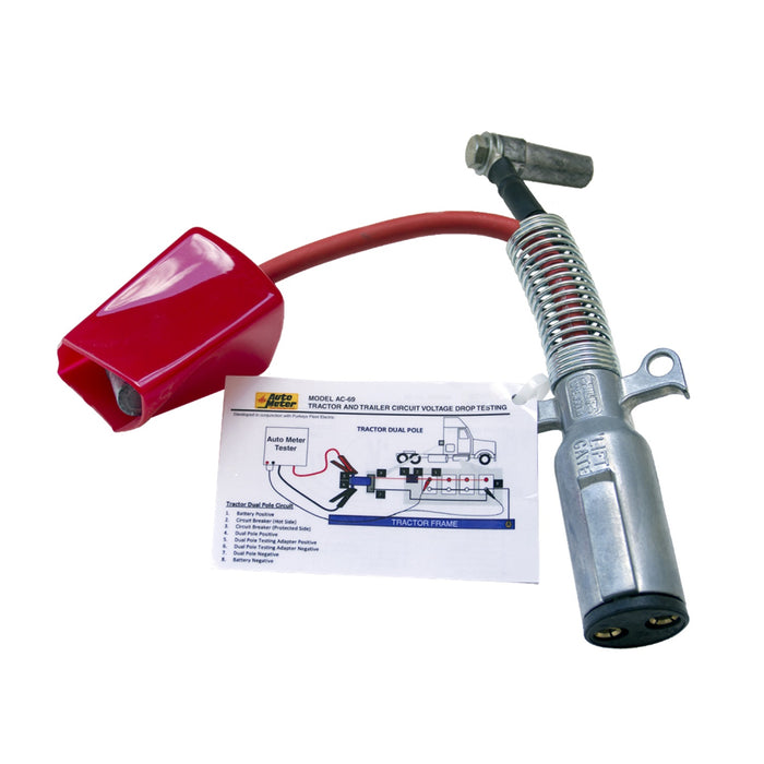 AutoMeter AC-69 ADAPTER; DUAL POLE; TRACTOR/TRAILER - Truck Part Superstore