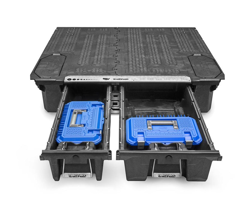 DECKED AD6 CrossBox Drawer Tool Box; Black; - Truck Part Superstore