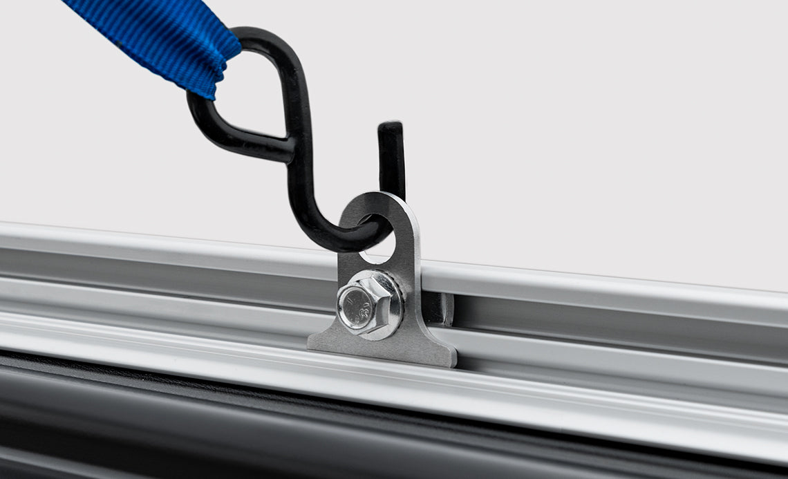 ADARAC F0010032 ADARAC™ Aluminum Utility Rails; Matte Black Finish; - Truck Part Superstore