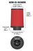 AEM Induction 21-2038DK AEM DryFlow Air Filter - Truck Part Superstore
