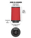 AEM Induction 21-2069DK AEM DryFlow Air Filter - Truck Part Superstore