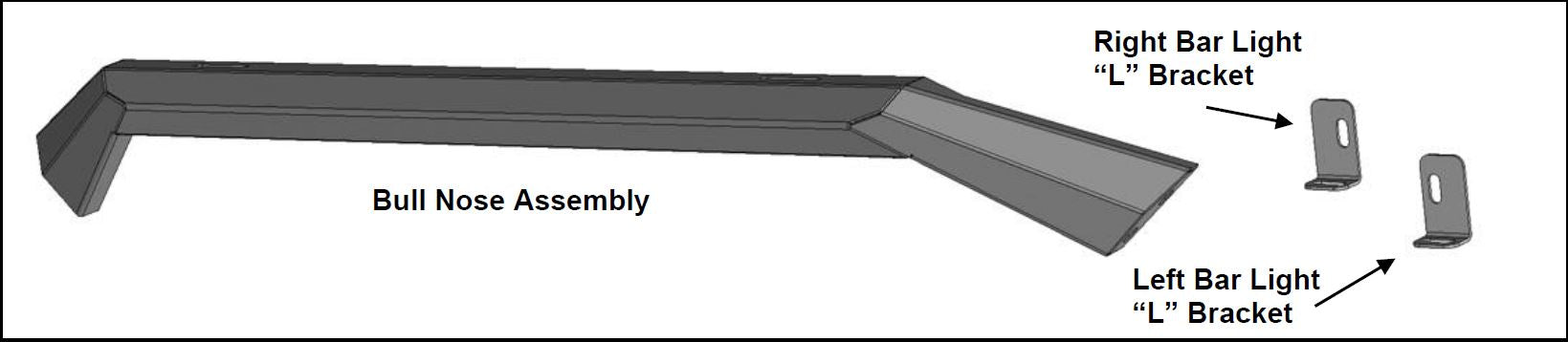 Black Horse Off Road AFB-F117-BN Matte Black Steel Armour II Front Bumper - Truck Part Superstore