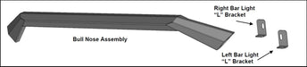 Black Horse Off Road AFB-F117-BN Matte Black Steel Armour II Front Bumper - Truck Part Superstore