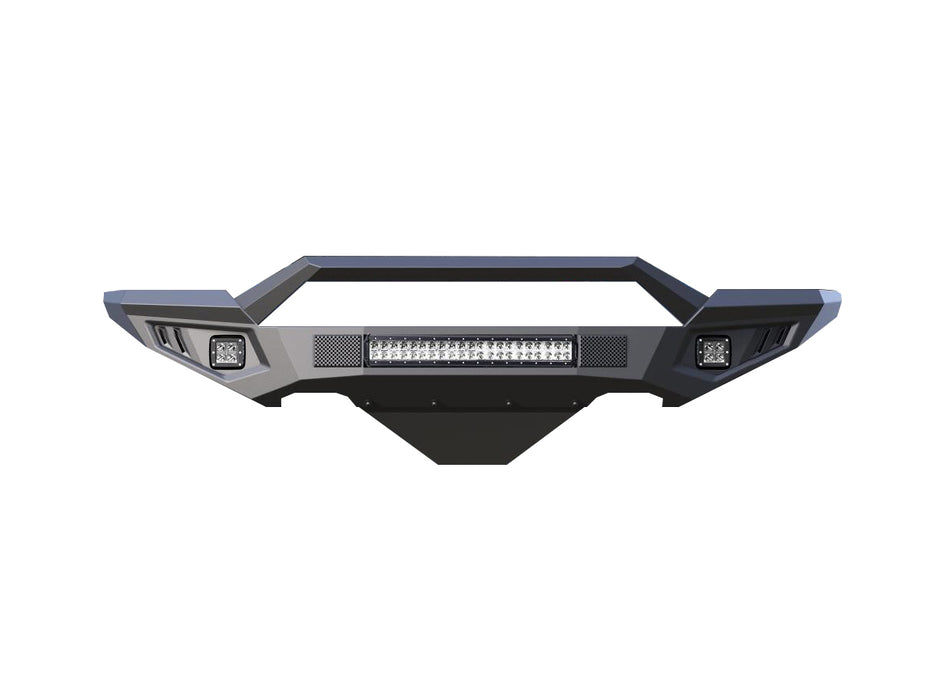 Black Horse Off Road AFB-F118-K1 Matte Black Steel Armour II Front Bumper - Truck Part Superstore