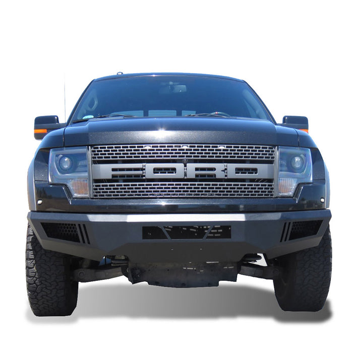 Black Horse Off Road AFB-F1RA-17 Matte Black Steel  Incl. Sensors Relocation Kit - Truck Part Superstore