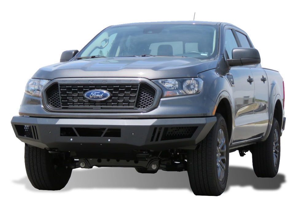 Black Horse Off Road AFB-FORA Matte Black Steel  Incl. Sensors Relocation Kit - Truck Part Superstore