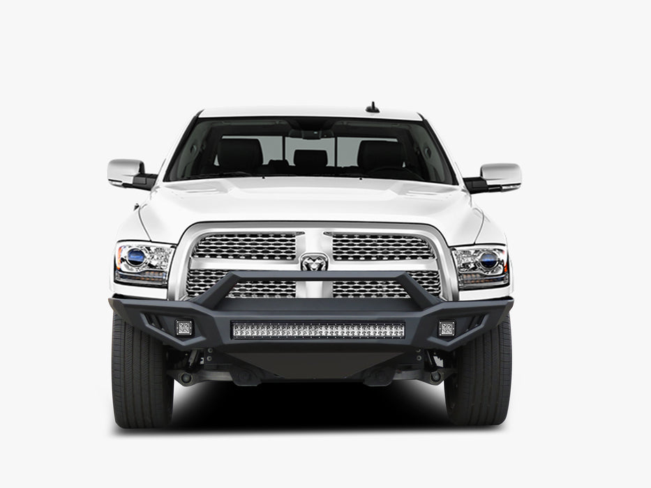Black Horse Off Road AFB-RA10-K2 Matte Black Steel Armour II Front Bumper - Truck Part Superstore