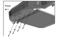 Black Horse Off Road AFB-RA10-SK Matte Black Steel Armour II Front Bumper - Truck Part Superstore