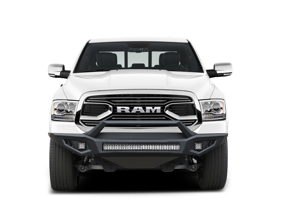 Black Horse Off Road AFB-RA16-K2 Matte Black Steel Armour II Front Bumper - Truck Part Superstore