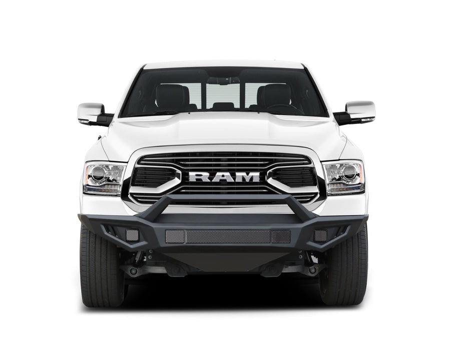 Black Horse Off Road AFB-RA16 Matte Black Steel Armour II Front Bumper - Truck Part Superstore