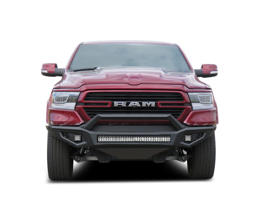 Black Horse Off Road AFB-RA18-K2 Matte Black Steel Armour II Front Bumper Kit - Truck Part Superstore