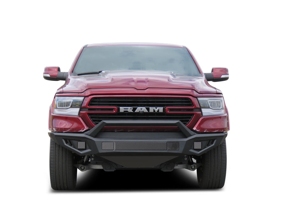 Black Horse Off Road AFB-RA18 Matte Black Steel Armour II Front Bumper - Truck Part Superstore