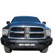 Black Horse Off Road AFB-RA25-10-KIT Matte Black Steel Armour I Front Bumper - Truck Part Superstore
