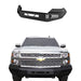 Black Horse Off Road AFB-SI14 Matte Black Steel Armour I Front Bumper - Truck Part Superstore