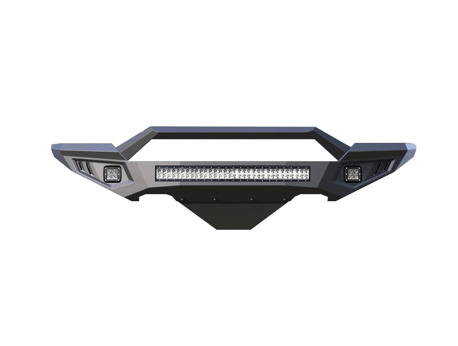 Black Horse Off Road AFB-SI18-K2 Matte Black Steel Armour II Front Bumper - Truck Part Superstore