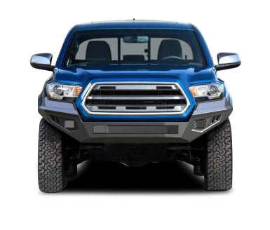 Black Horse Off Road AFB-TA20-BU Matte Black Steel Armour II Front Bumper - Truck Part Superstore