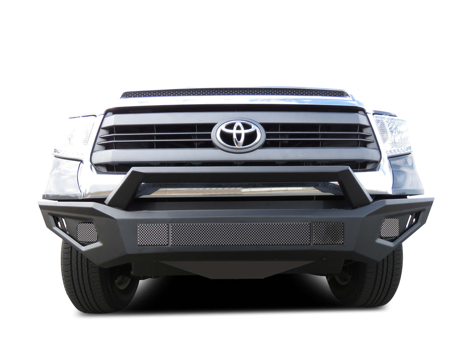 Black Horse Off Road AFB-TU19 Matte Black Steel Armour II Front Bumper - Truck Part Superstore