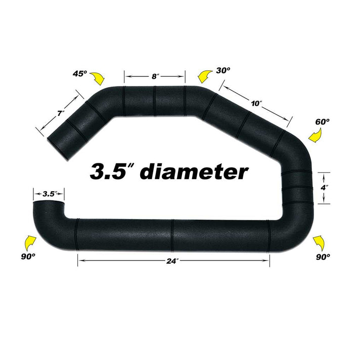 AIRAID 100-350 Engine Cold Air Intake Tube - Truck Part Superstore
