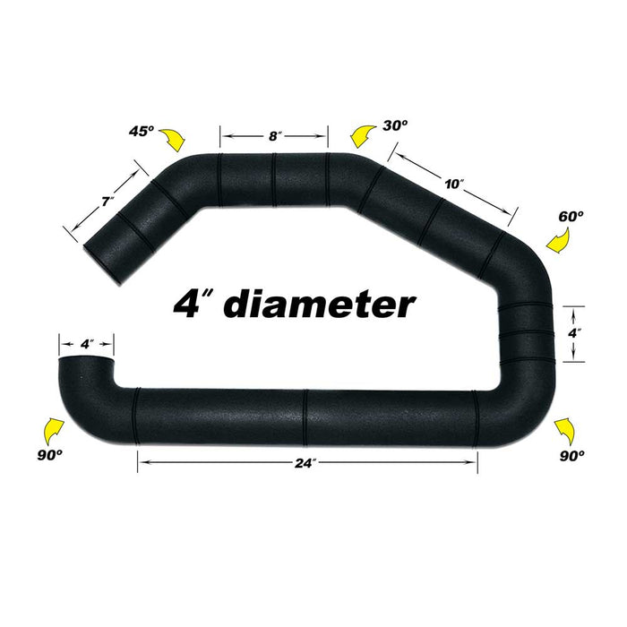 AIRAID 100-400 Engine Cold Air Intake Tube - Truck Part Superstore