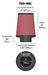 AIRAID 700-461 Universal Air Filter - Truck Part Superstore