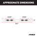 ARIES AL233006 Big Step 4in. Black Aluminum Round Side Bars; Select Ford Excursion; F-250; F-35 - Truck Part Superstore