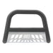 ARIES AL45-4006 Big Horn 4in. Black Aluminum Bull Bar; Select Silverado; Sierra 2500; 3500 HD - Truck Part Superstore