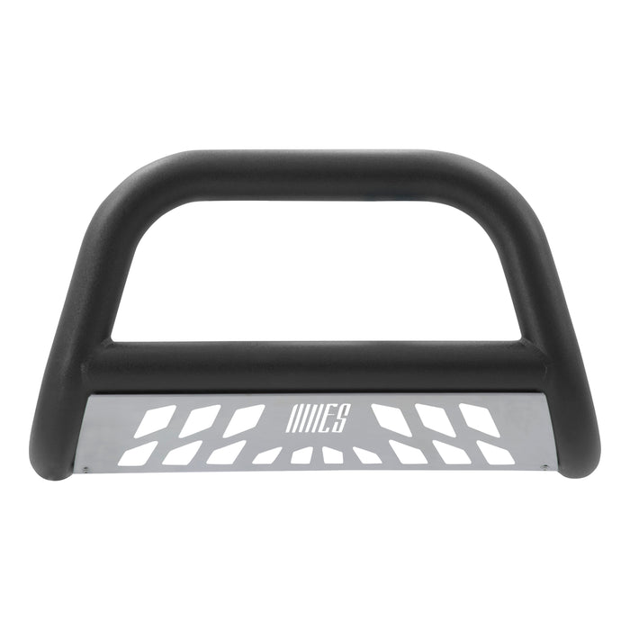 ARIES AL45-4012 Big Horn 4in. Black Aluminum Bull Bar; Select Chevrolet Silverado; GMC Sierra 15 - Truck Part Superstore