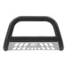 ARIES AL45-4012 Big Horn 4in. Black Aluminum Bull Bar; Select Chevrolet Silverado; GMC Sierra 15 - Truck Part Superstore