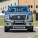 ARIES AL45-9004 ARIES AL45-9004 Big Horn 4-Inch Black Aluminum Bull Bar; Select Nissan Titan XD - Truck Part Superstore
