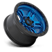 Fuel 1PC D79017907545 D790 17X9 5X5.0 BLUE BLK-LP -12MM - Truck Part Superstore