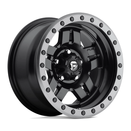 Fuel 1PC D55715806537 D557 15X8 5X4.5 MT-BLK-GBR -18MM - Truck Part Superstore