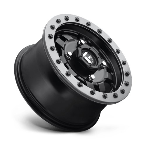 Fuel UTV D9171470A544 D917 14X7 4X156 MT-BLK 13MM - Truck Part Superstore