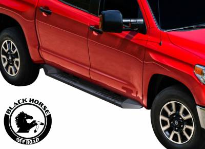 Black Horse Off Road AR-DOD185 Armour Heavy Duty Steel Running Boards - Truck Part Superstore
