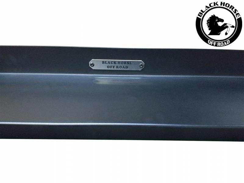 Black Horse Off Road AR-GMG185-19 Armour Heavy Duty Steel Running Boards - Truck Part Superstore