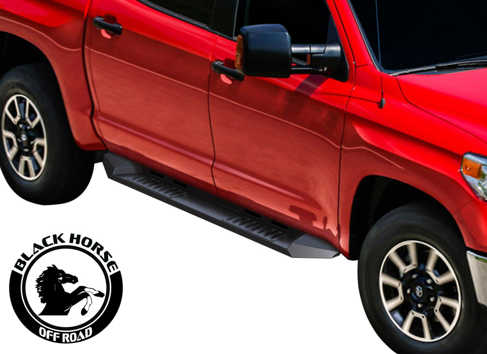 Black Horse Off Road AR-GMG185 Armour Heavy Duty Steel Running Boards - Truck Part Superstore