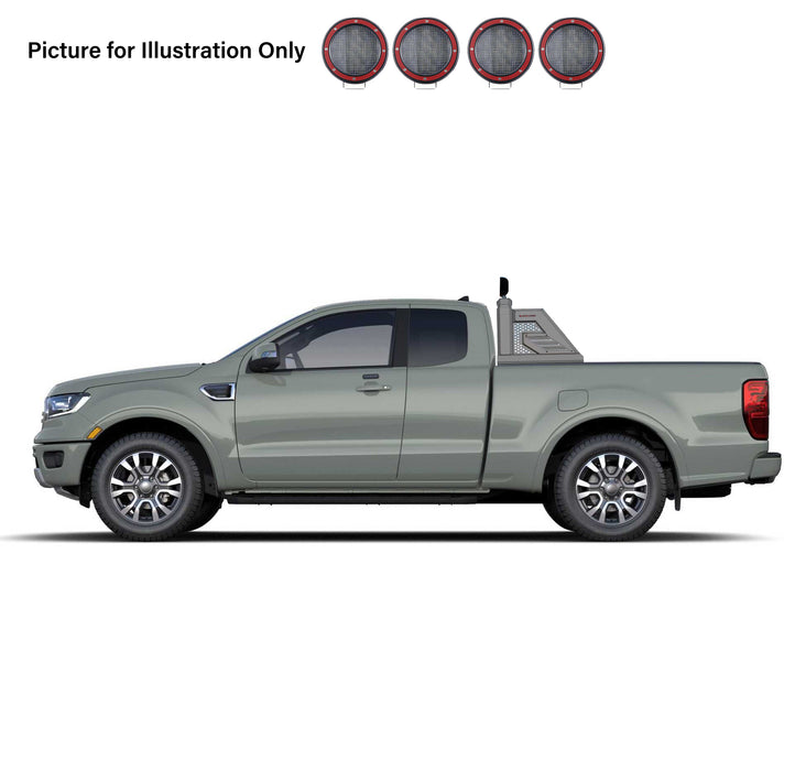 Black Horse Off Road AR2-07B-PLFR Armour II Roll Bar Kit - Truck Part Superstore