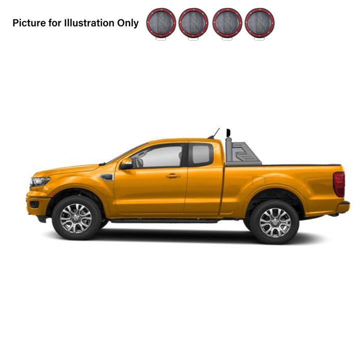 Black Horse Off Road AR2-07B-PLFR Armour II Roll Bar Kit - Truck Part Superstore