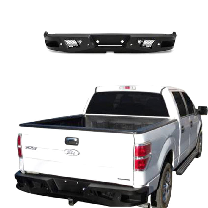 Black Horse Off Road ARB-F106 Armour Heavy Duty Rear Bumper - Truck Part Superstore
