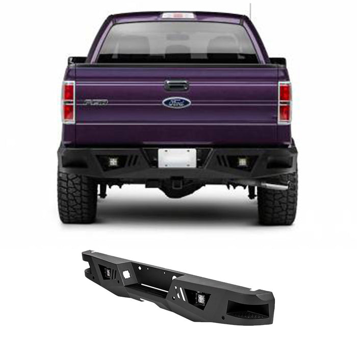 Black Horse Off Road ARB-F209-KIT Armour Super Heavy Duty Rear Bumper - Truck Part Superstore